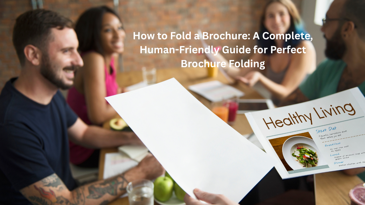 how to fold a brochure